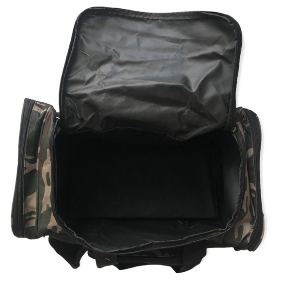 Dig Camouflaged Weekender Duffle Bag With Adjustable Detachable Shoulder Strap - Picture 9 of 9